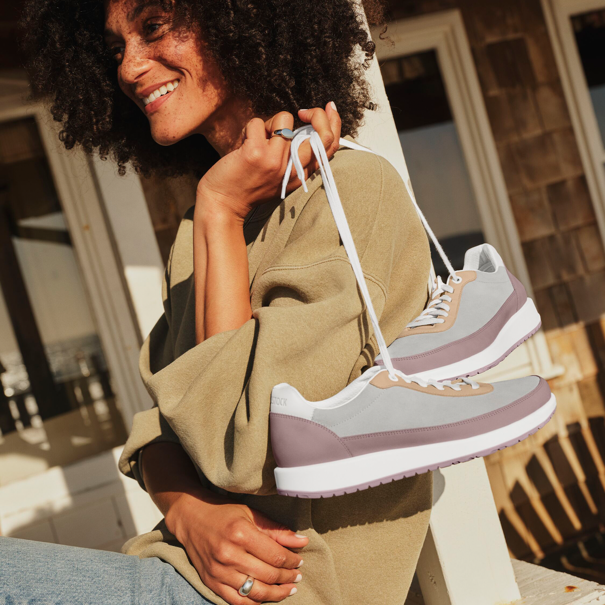 Birkenstock Honnef City Lace Up (Women) - Faded Purple/New Beige/Stone Coin Athletic - Casual - Lace Up - The Heel Shoe Fitters