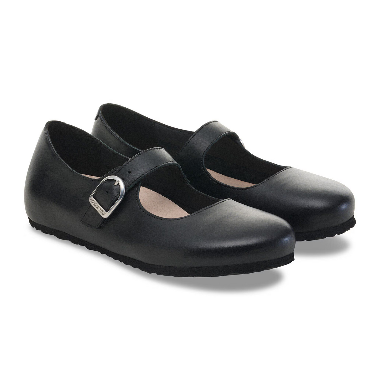 Birkenstock Santa Clarita Mary Jane (Women) - Black Leather Dress-Casual - Flat - The Heel Shoe Fitters