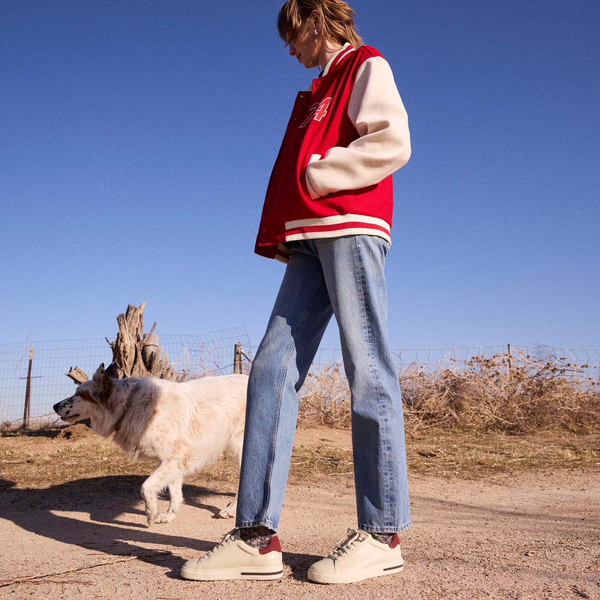 Birkenstock Bend Varsity Sneaker (Women) - Eggshell Leather/Zinfandel Suede Athletic - Casual - Lace Up - The Heel Shoe Fitters