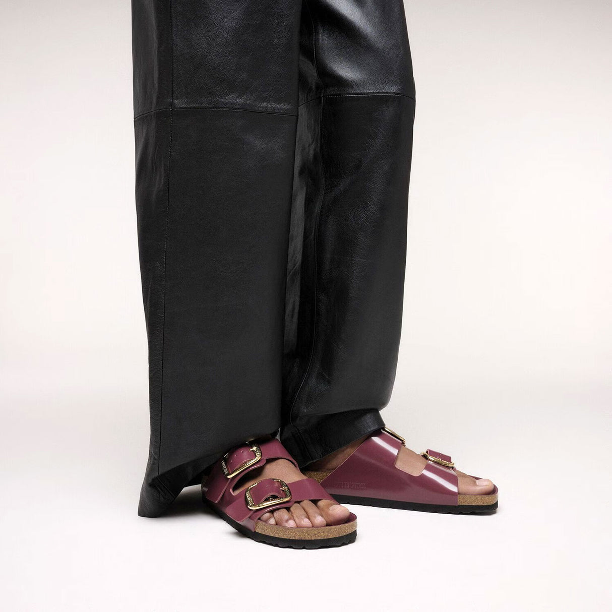 Birkenstock Arizona Hammered Big Buckle Slide Sandal (Women) Sandal - Slide - The Heel Shoe Fitters