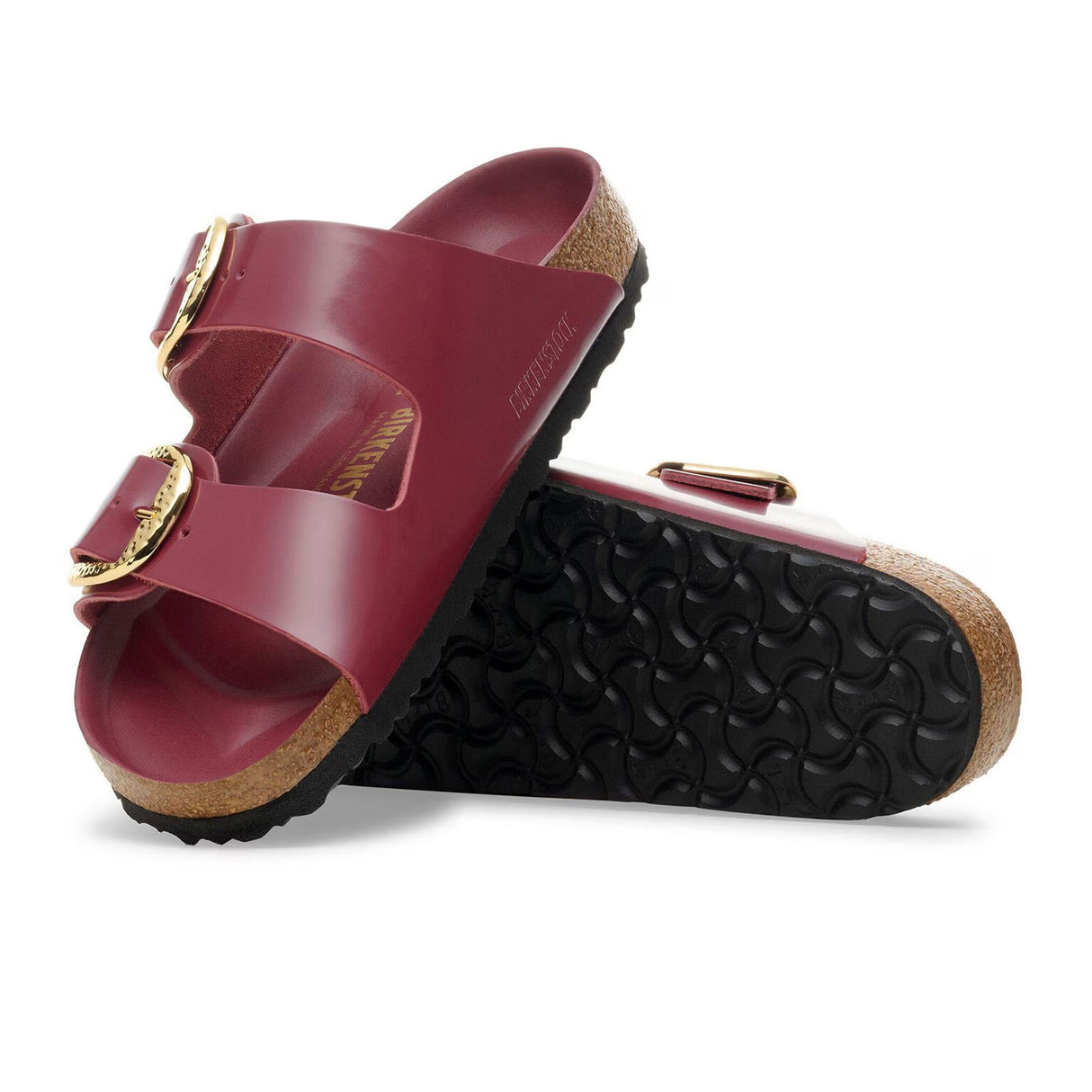 Birkenstock Arizona Hammered Big Buckle Slide Sandal (Women) Sandal - Slide - The Heel Shoe Fitters