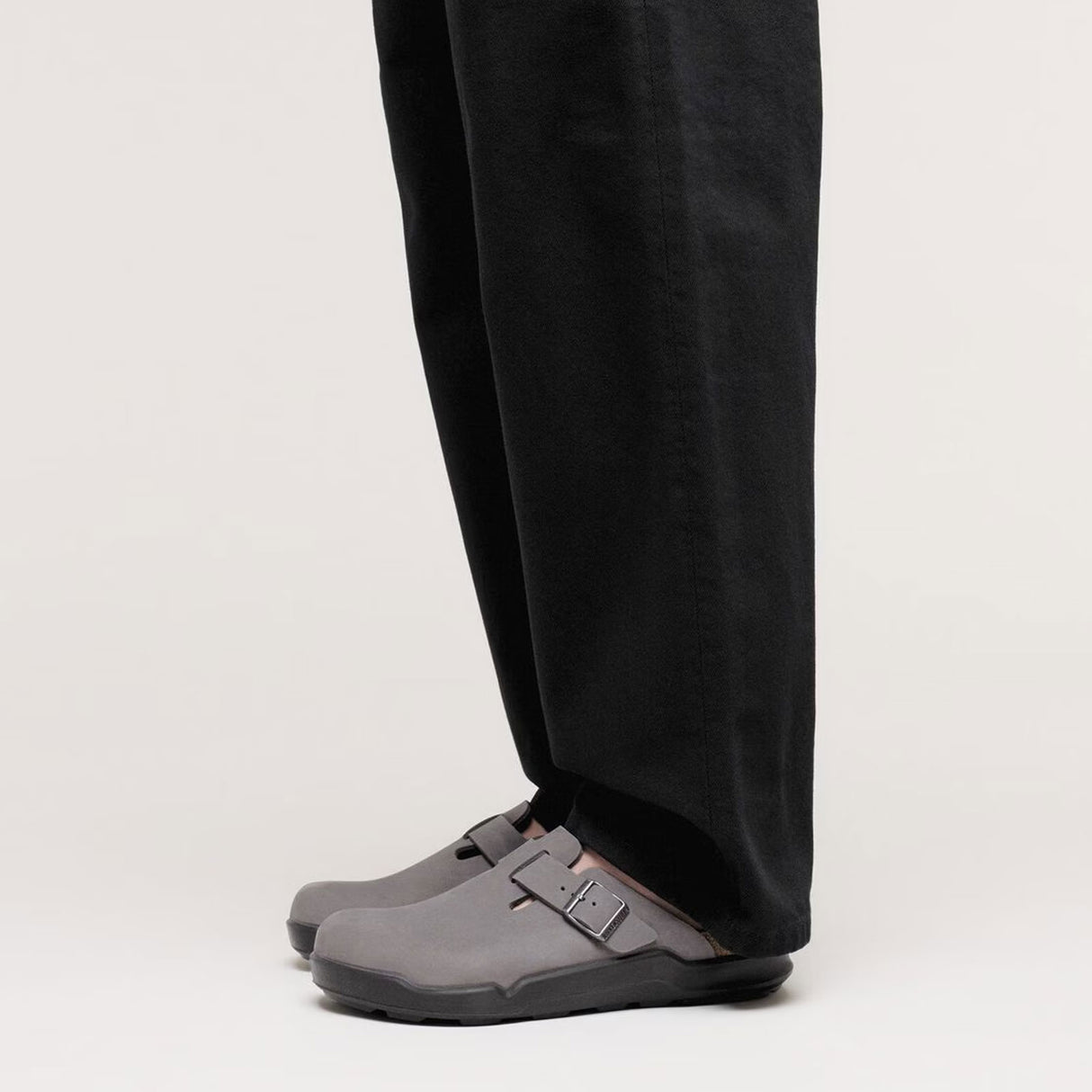 Birkenstock Boston Crosstown Clog (Men) - Iron Oiled Leather Dress-Casual - Clogs & Mules - The Heel Shoe Fitters