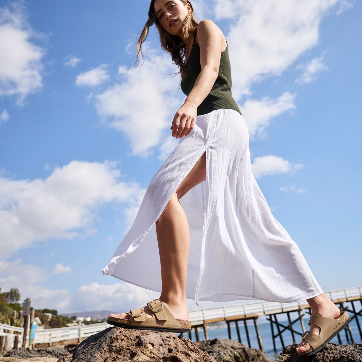 Birkenstock Arizona Big Buckle Slide Sandal (Women) - Tobacco Oiled Leather Sandal - Slide - The Heel Shoe Fitters