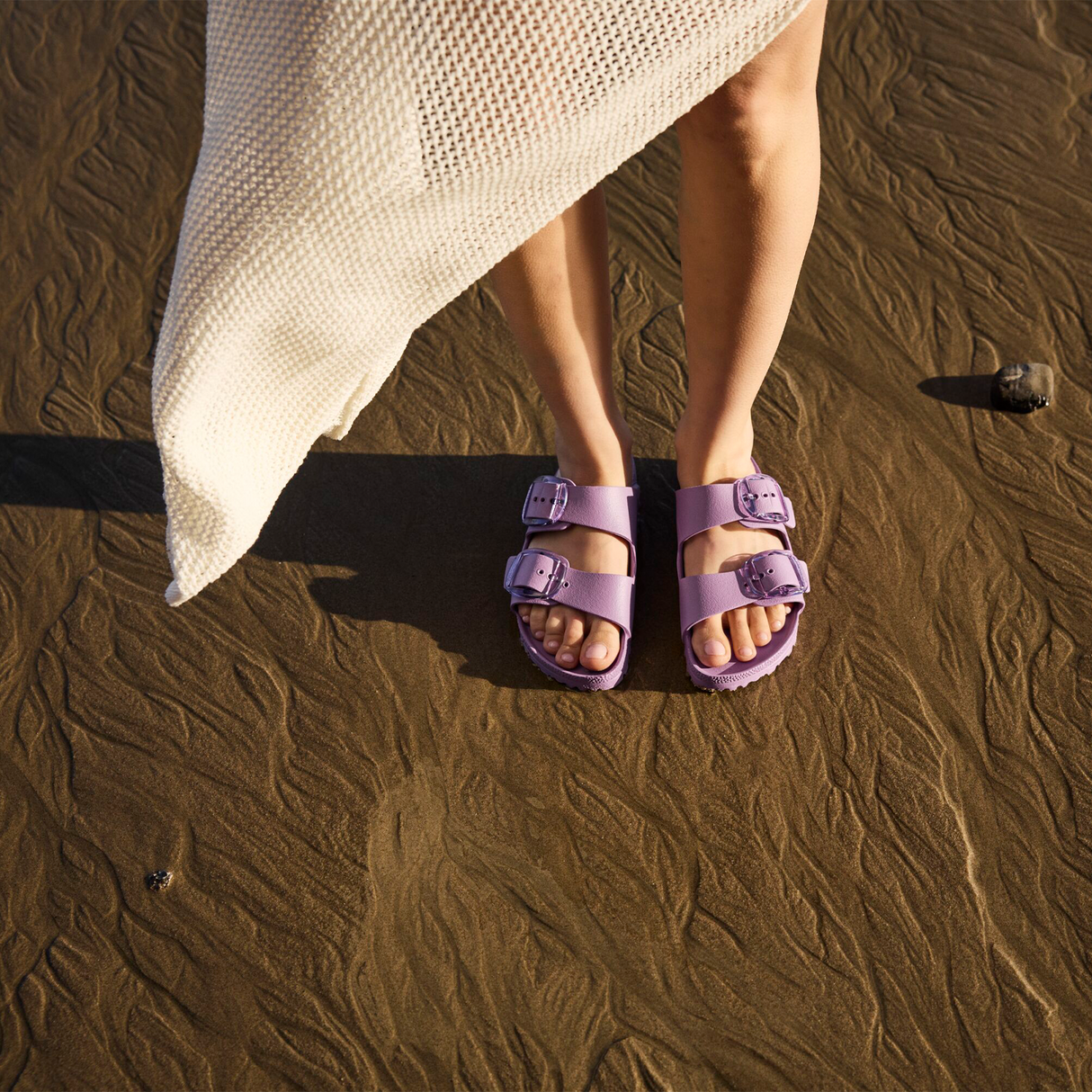 Birkenstock Arizona Big Buckle EVA Slide Sandal (Women) - Mauve Sandal - Slide - The Heel Shoe Fitters