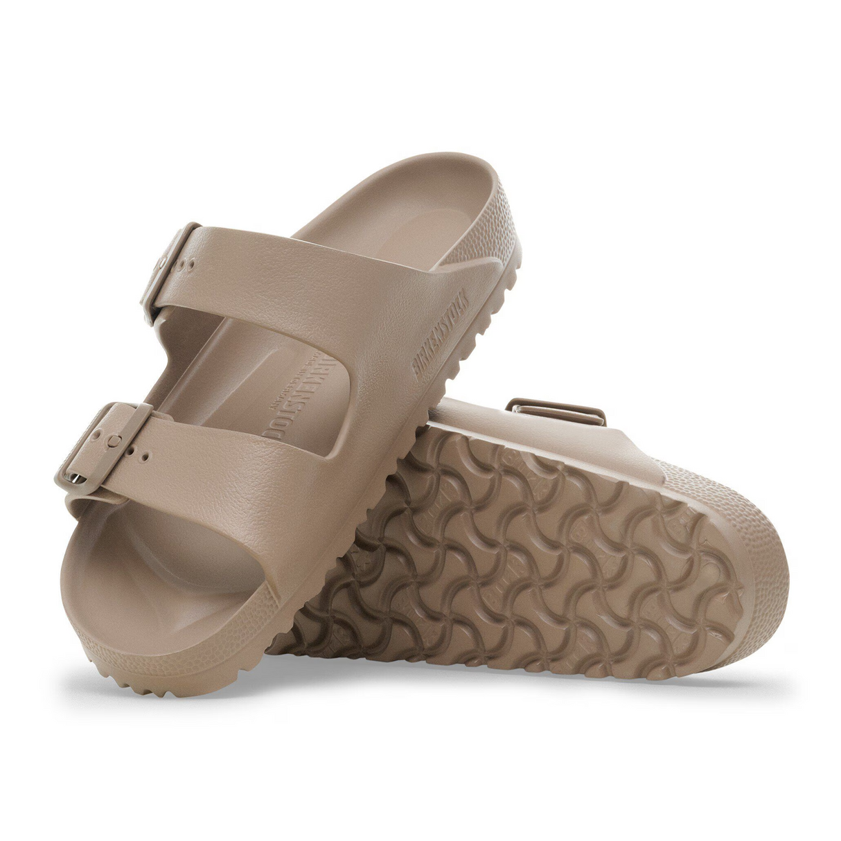 Birkenstock Arizona Slide Sandal (Men) - Gray Taupe EVA