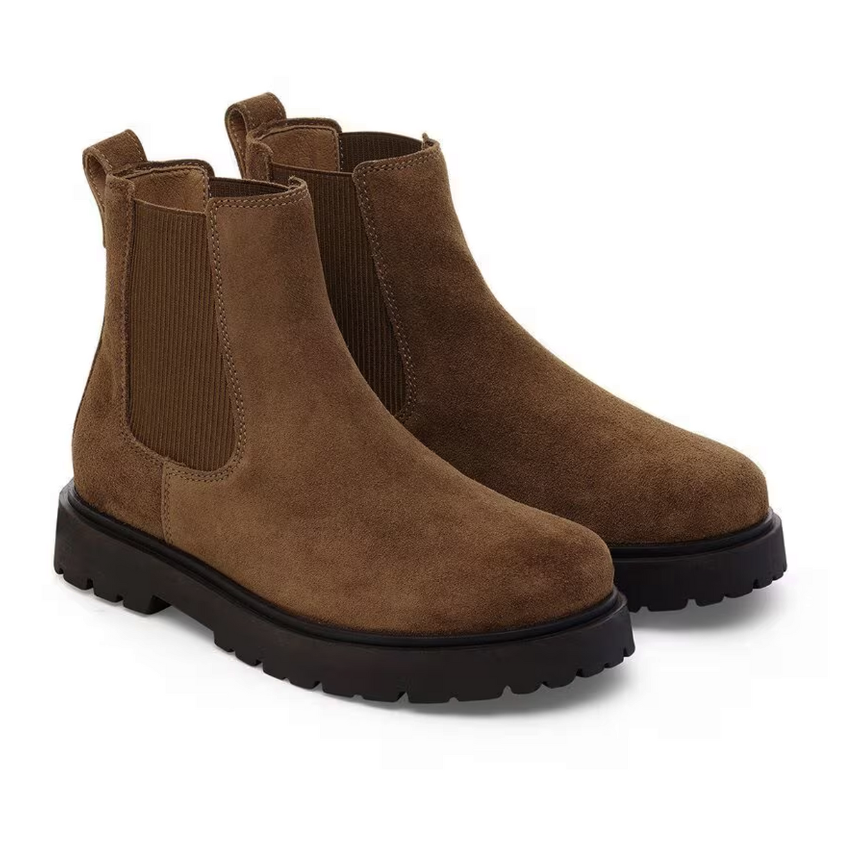 Birkenstock Highwood Chelsea Boot (Women) - Dark Tea Suede Boots - Casual - Low - The Heel Shoe Fitters