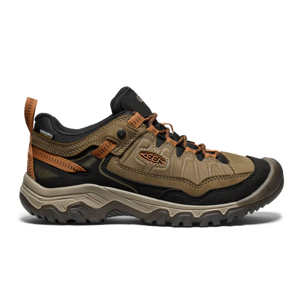 Keen Targhee IV Waterproof Hiking Shoe (Men) - Sea Turtle/Roasted Pecan Hiking - Low - The Heel Shoe Fitters