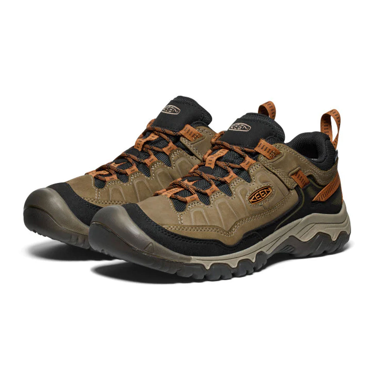 Keen Targhee IV Waterproof Hiking Shoe (Men) - Sea Turtle/Roasted Pecan Hiking - Low - The Heel Shoe Fitters
