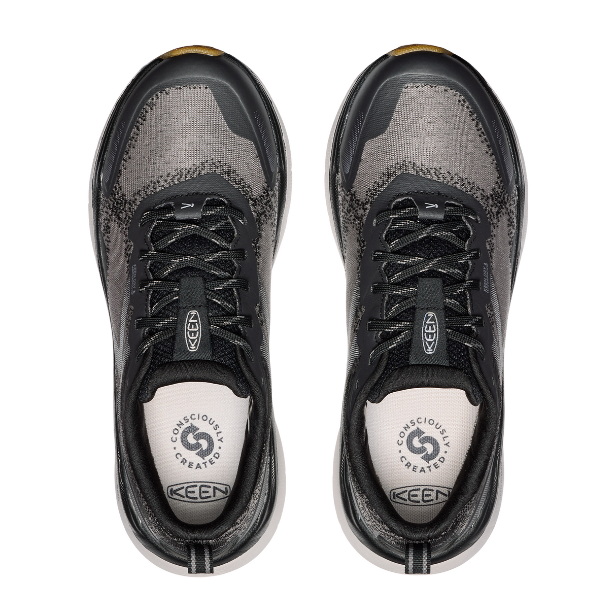 Keen Leiki Waterproof Sneaker (Women) - Black/Steel Grey Athletic - Running - Trail - The Heel Shoe Fitters