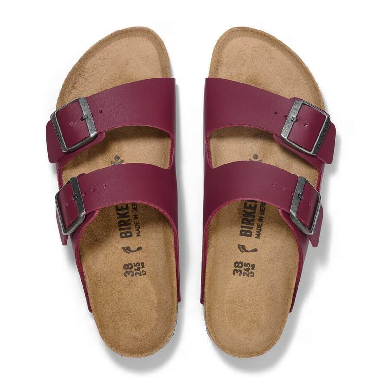 Birkenstock Arizona Slide Sandal (Women) - Zinfandel Birko-Flor Sandal - Slide - The Heel Shoe Fitters