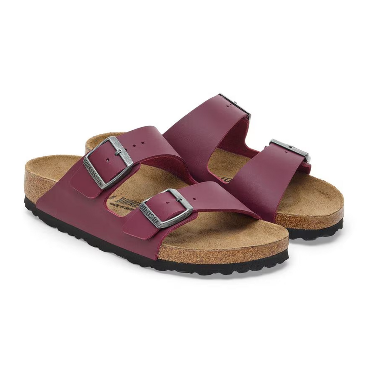 Birkenstock Arizona Slide Sandal (Women) - Zinfandel Birko-Flor Sandal - Slide - The Heel Shoe Fitters