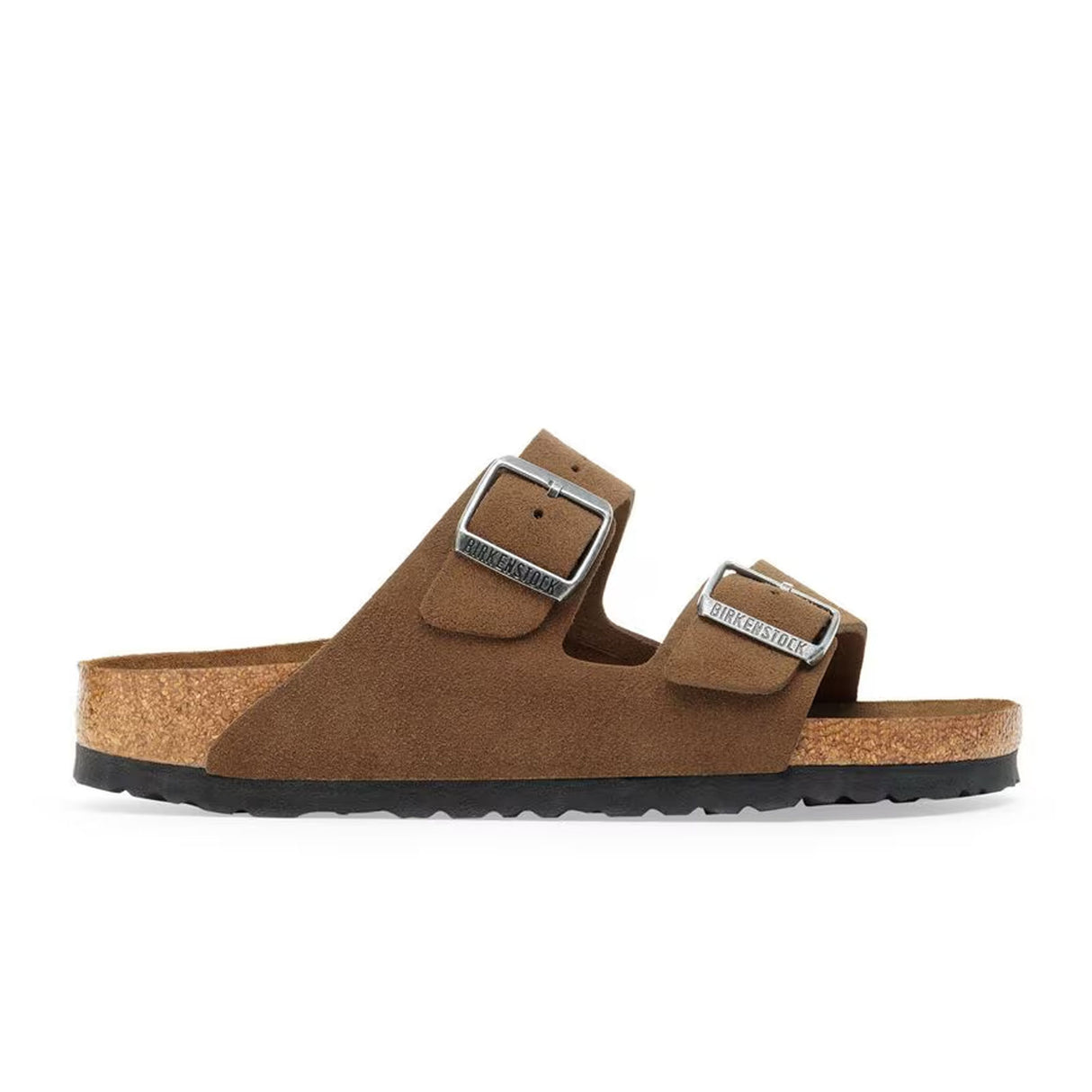 Birkenstock Arizona Soft Footbed Slide Sandal (Men) - Dark Tea Suede Sandal - Slide - The Heel Shoe Fitters