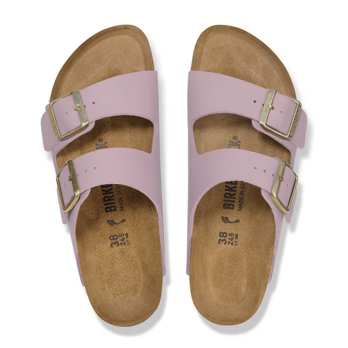 Birkenstock Arizona Slide Sandal (Women) - Faded Purple Birko-Flor Sandal - Slide - The Heel Shoe Fitters