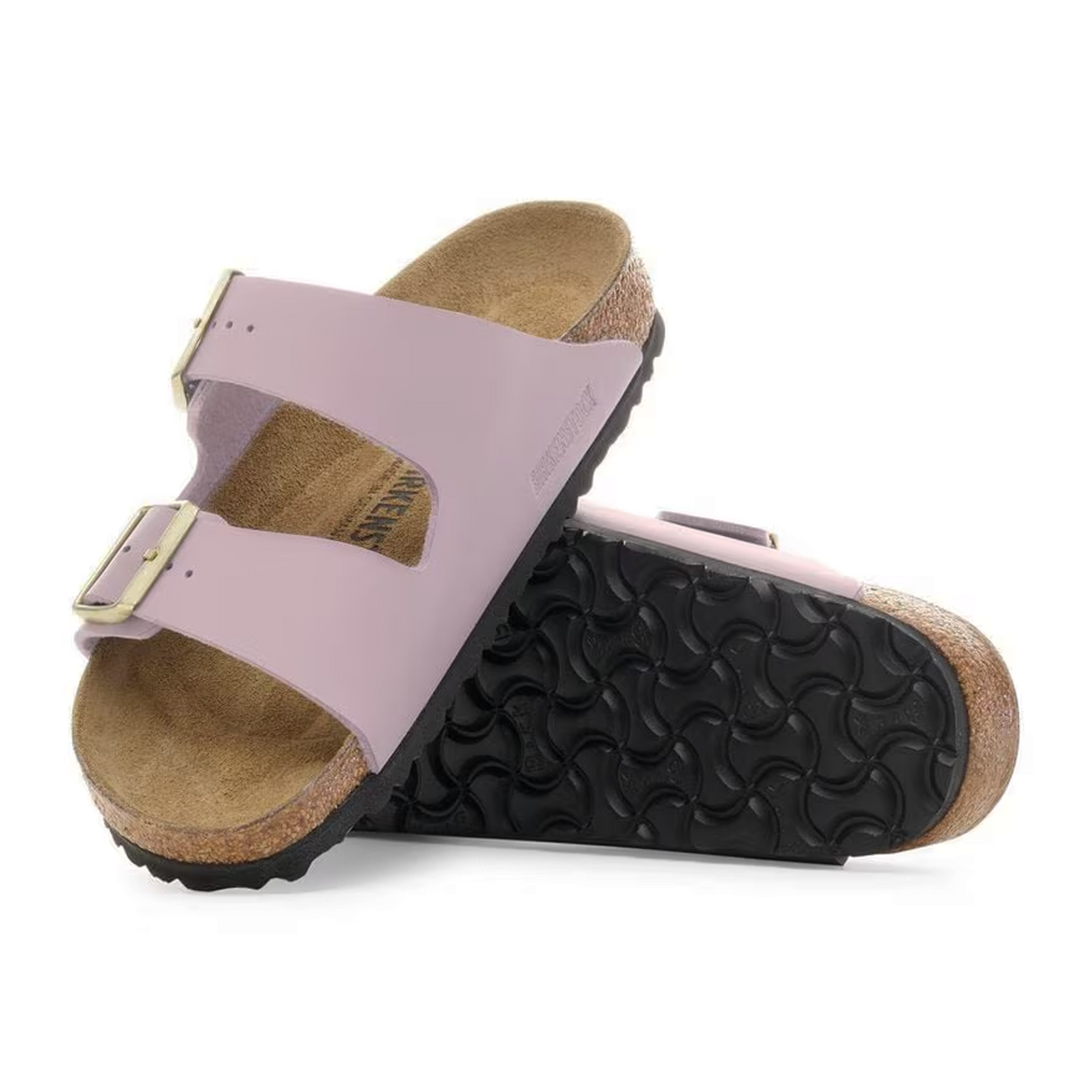 Birkenstock Arizona Slide Sandal (Women) - Faded Purple Birko-Flor Sandal - Slide - The Heel Shoe Fitters