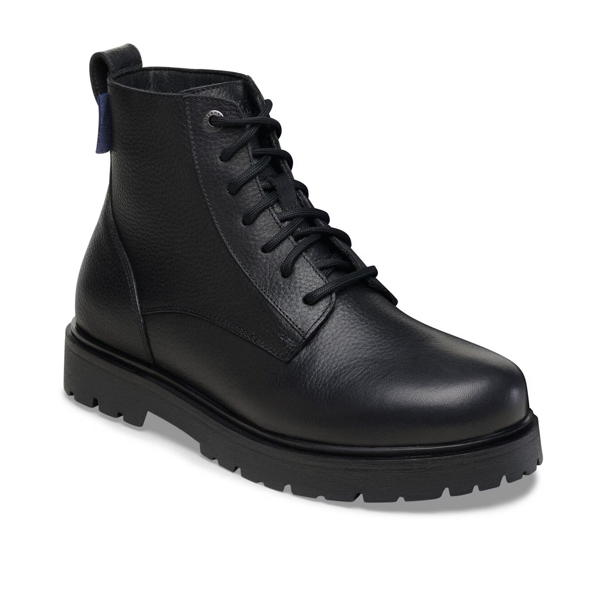 Birkenstock Highwood Lace Waterproof Mid Boot (Men) - Black Leather Boots - Casual - Mid - The Heel Shoe Fitters