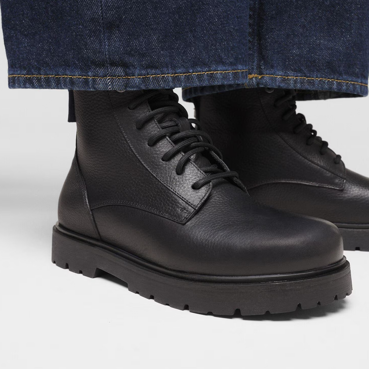 Birkenstock Highwood Lace Waterproof Mid Boot (Men) - Black Leather Boots - Casual - Mid - The Heel Shoe Fitters