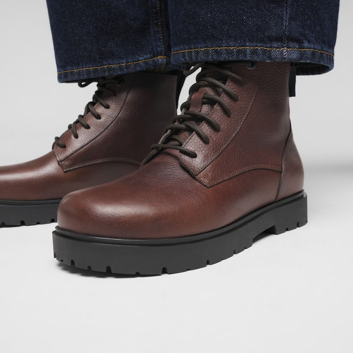 Birkenstock Highwood Lace Waterproof Mid Boot (Men) - Chocolate Leather Boots - Casual - Mid - The Heel Shoe Fitters