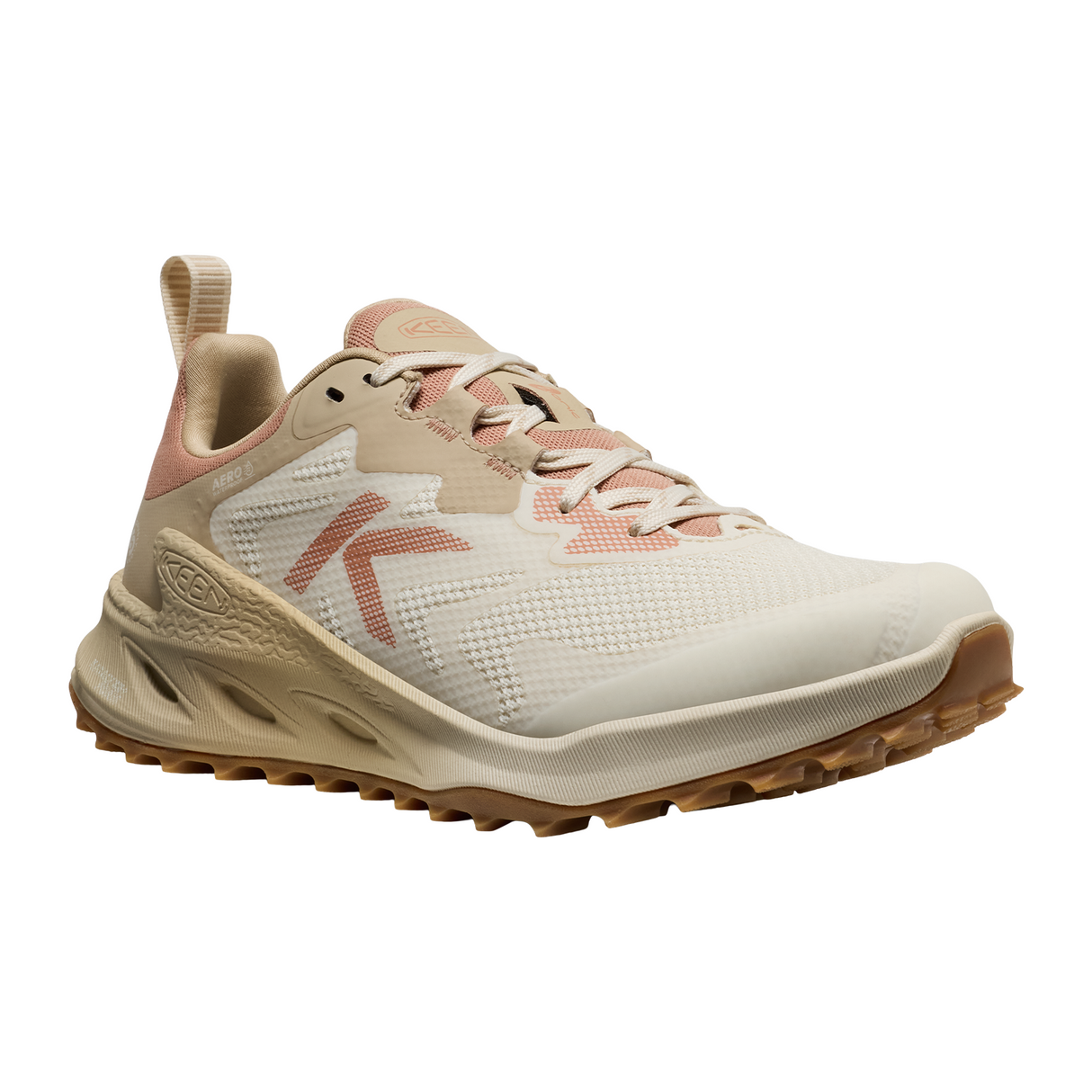 Keen Zionic NXT Waterproof Hiking Shoe (Women) - Birch/Cork Athletic - Running - Trail - The Heel Shoe Fitters