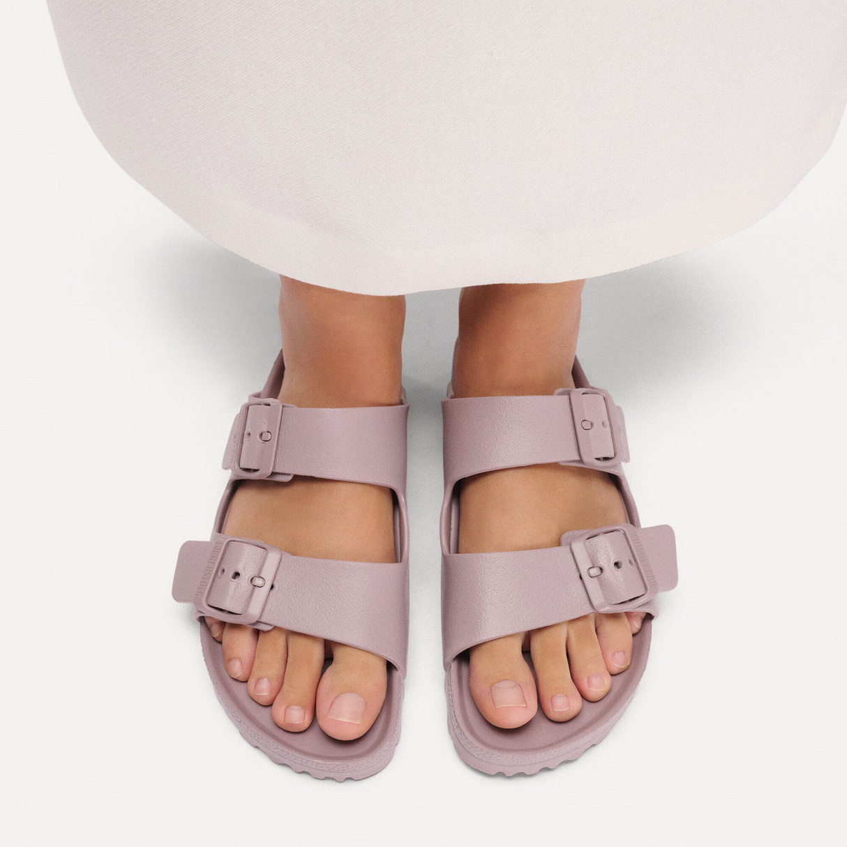 Birkenstock Arizona EVA Narrow Slide Sandal (Women) - Faded Purple