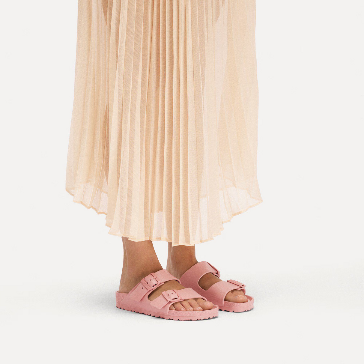 Birkenstock Arizona EVA Narrow Slide Sandal (Women) - Pink Clay