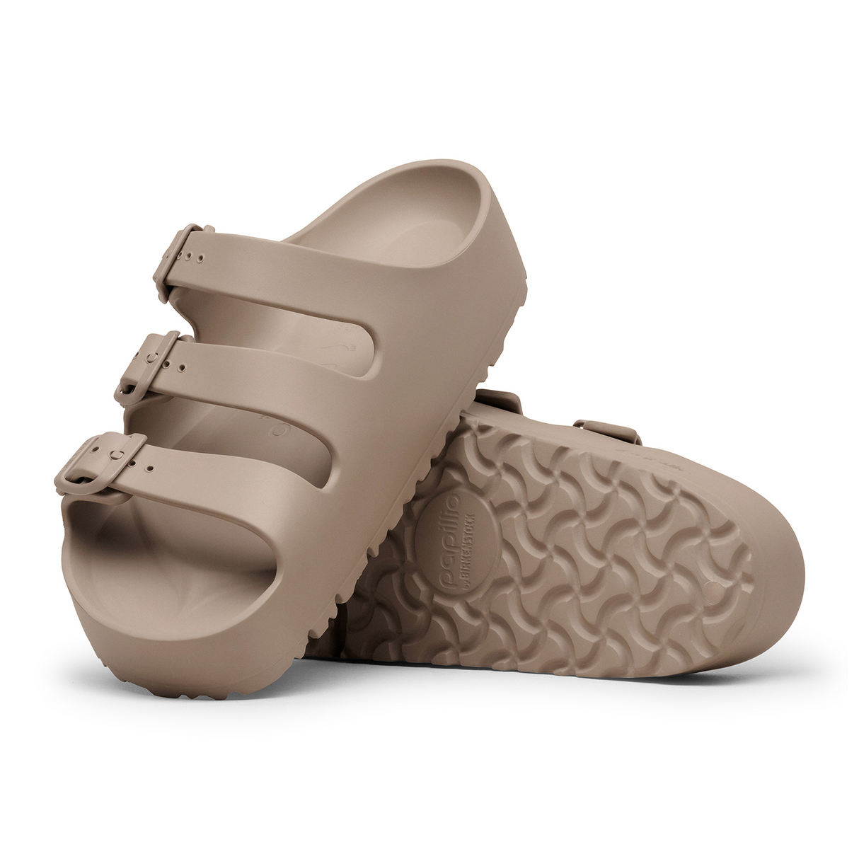 Birkenstock Florida III Flex Platform EVA Slide Sandal (Women) - Gray Taupe