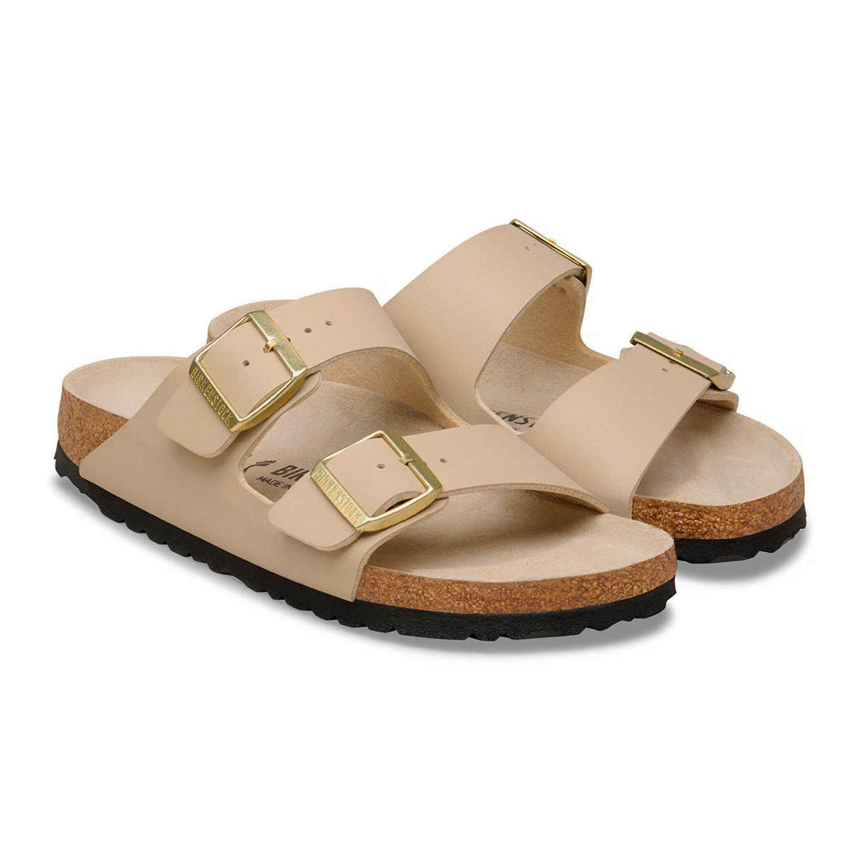 Birkenstock Arizona Narrow Slide Sandal (Women) - Sandcastle Birko-Flor Sandal - Slide - The Heel Shoe Fitters