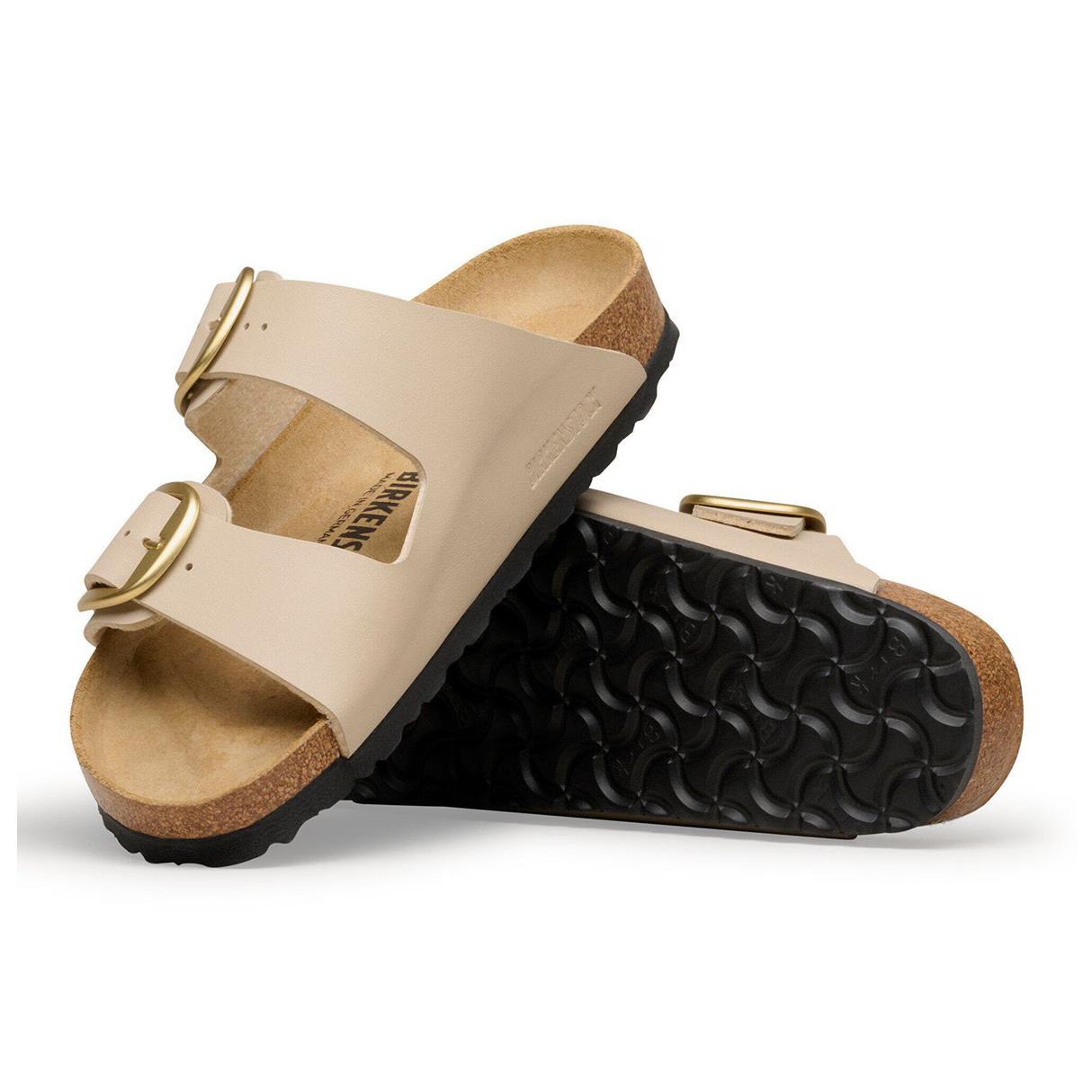 Birkenstock Arizona Big Buckle Narrow Slide Sandal (Women) - Sandcastle Birko-Flor Sandal - Slide - The Heel Shoe Fitters