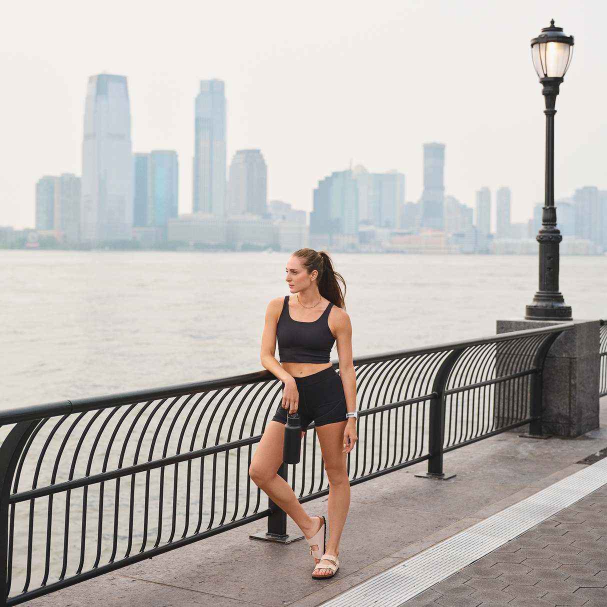 Birkenstock Arizona Narrow Slide Sandal (Women) - New Beige Birko-Flor Sandal - Slide - The Heel Shoe Fitters