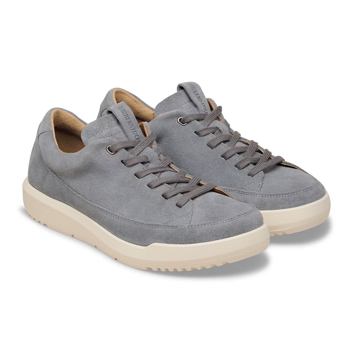 Birkenstock Melbourne Sneaker (Men) - Basalt Gray Suede Athletic - Casual - Lace Up - The Heel Shoe Fitters