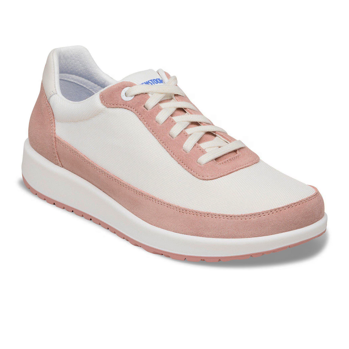 Birkenstock Honnef City Narrow Lace Up (Women) - Pink Clay/White Athletic - Casual - Lace Up - The Heel Shoe Fitters