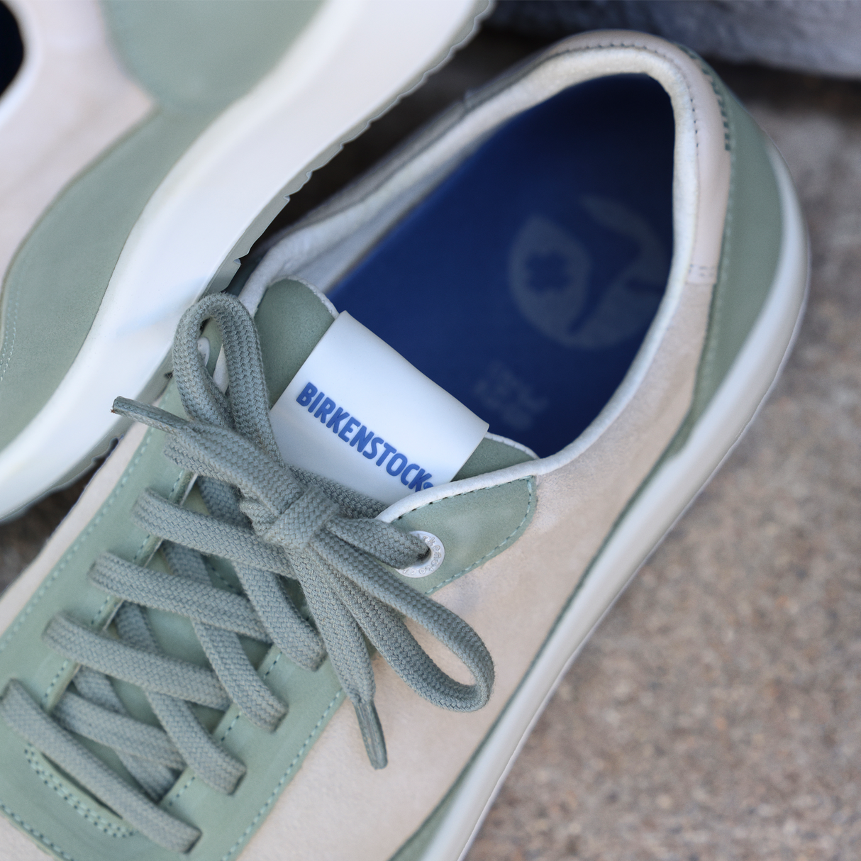 Birkenstock Honnef City Narrow Lace Up (Women) - Antique White/Pure Sage