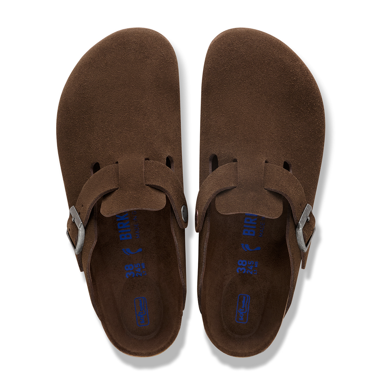 Birkenstock Boston Soft Footbed Narrow Clog (Women) - Carafe Suede Dress-Casual - Clogs & Mules - The Heel Shoe Fitters