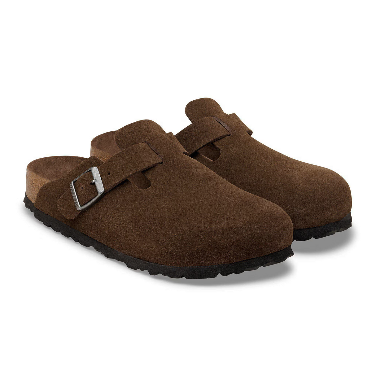 Birkenstock Boston Soft Footbed Clog (Men) - Carafe Suede