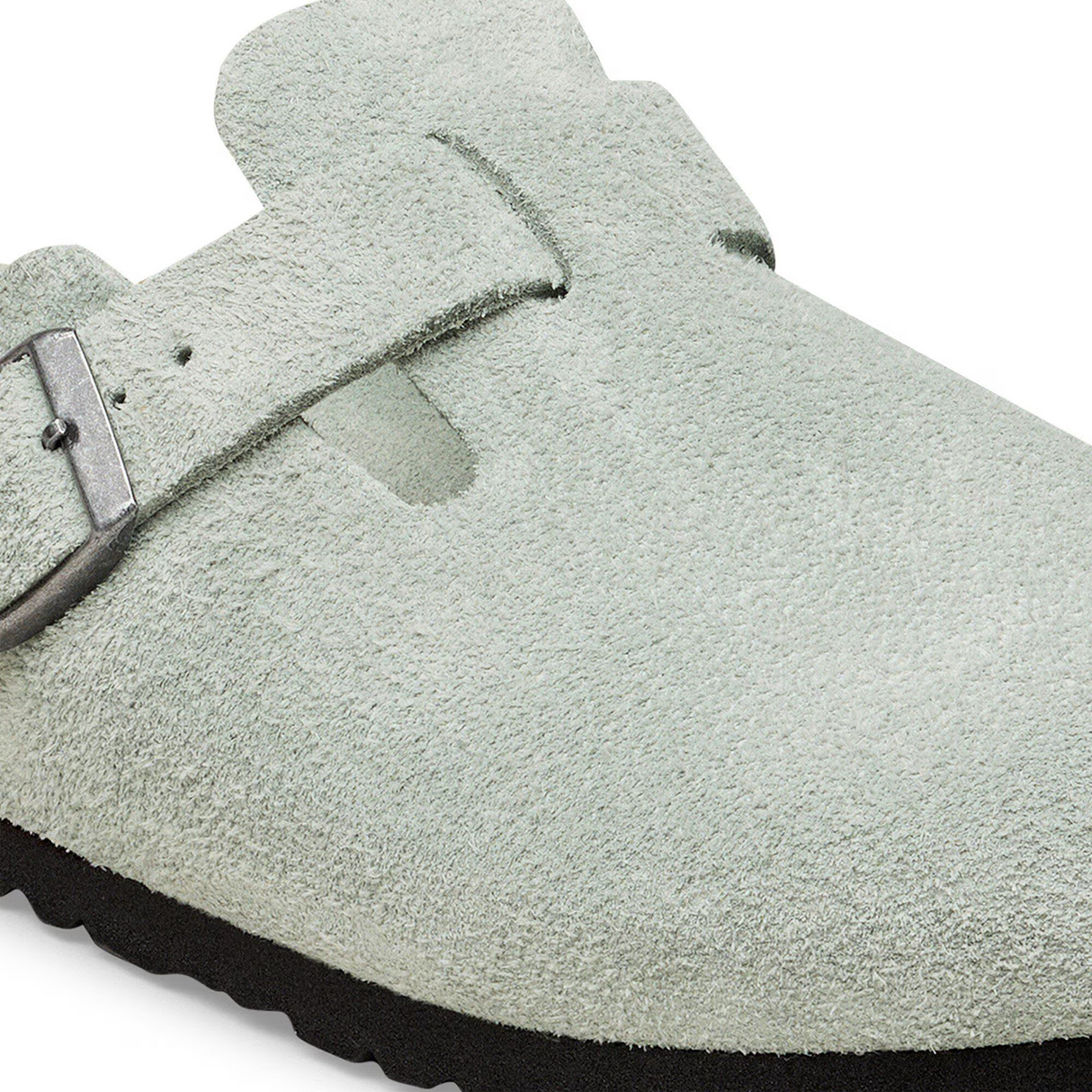 Birkenstock Boston Soft Footbed Clog (Men) - Pure Sage Suede