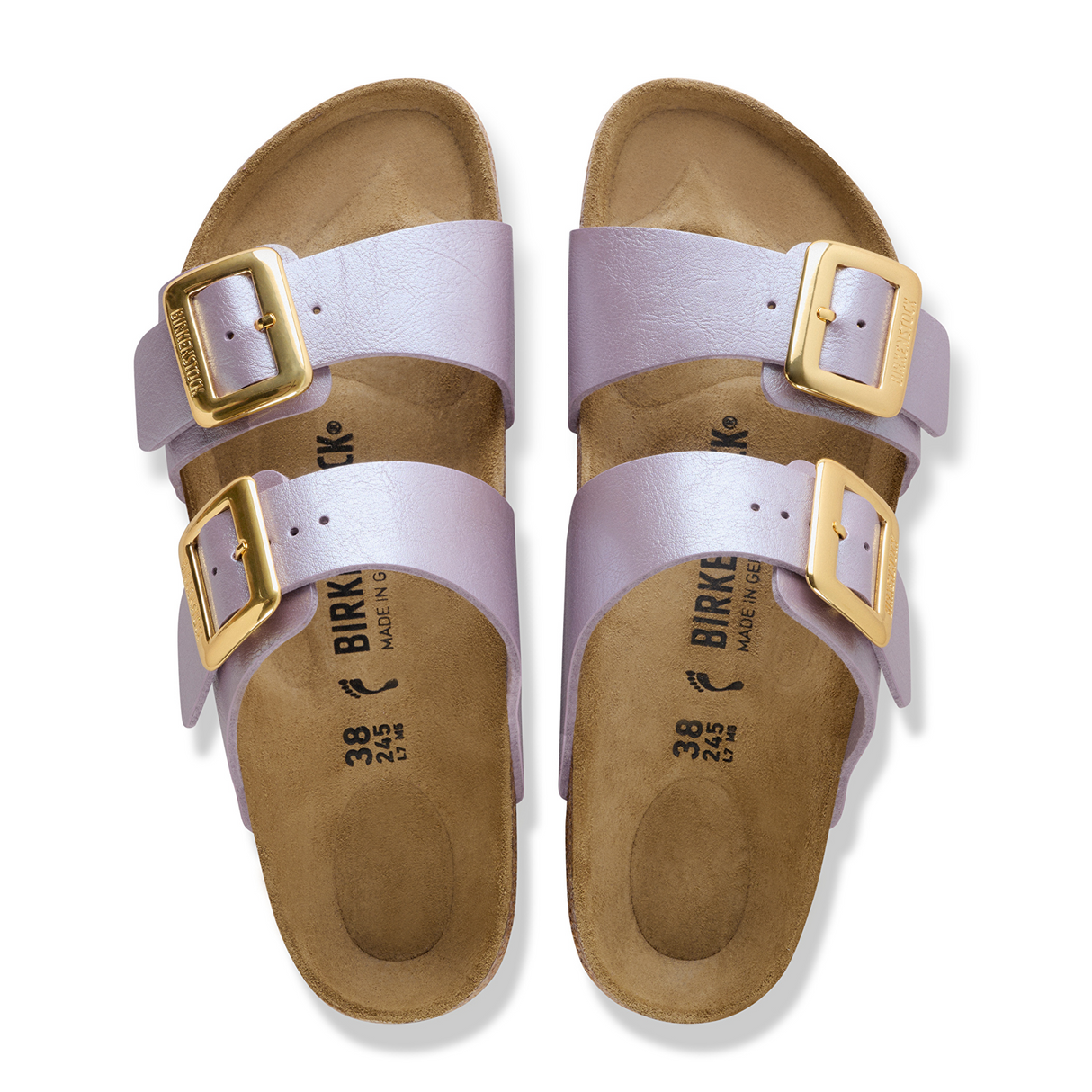 Birkenstock Sydney Luxe Buckle Slide Sandal (Women) - Graceful Orchid Birko-Flor