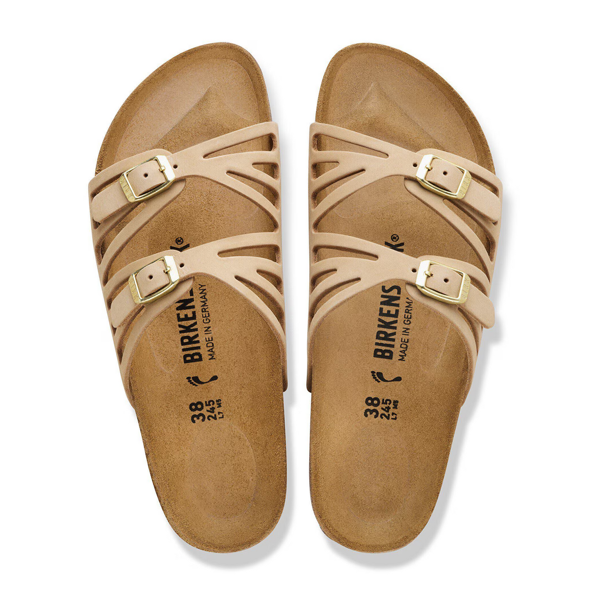 Birkenstock Granada Slide Sandal (Women) - Sandcastle Nubuck