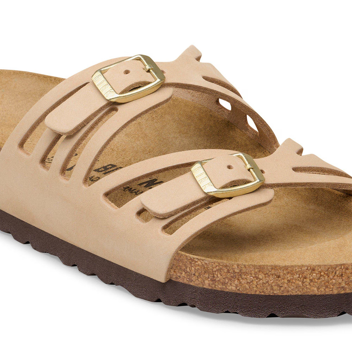 Birkenstock Granada Slide Sandal (Women) - Sandcastle Nubuck