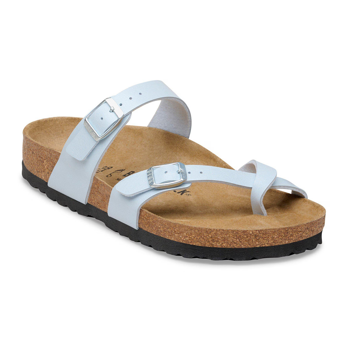 Birkenstock Mayari Sandal (Women) - Graceful Baby Blue Birko-Flor Sandal - Thong - The Heel Shoe Fitters