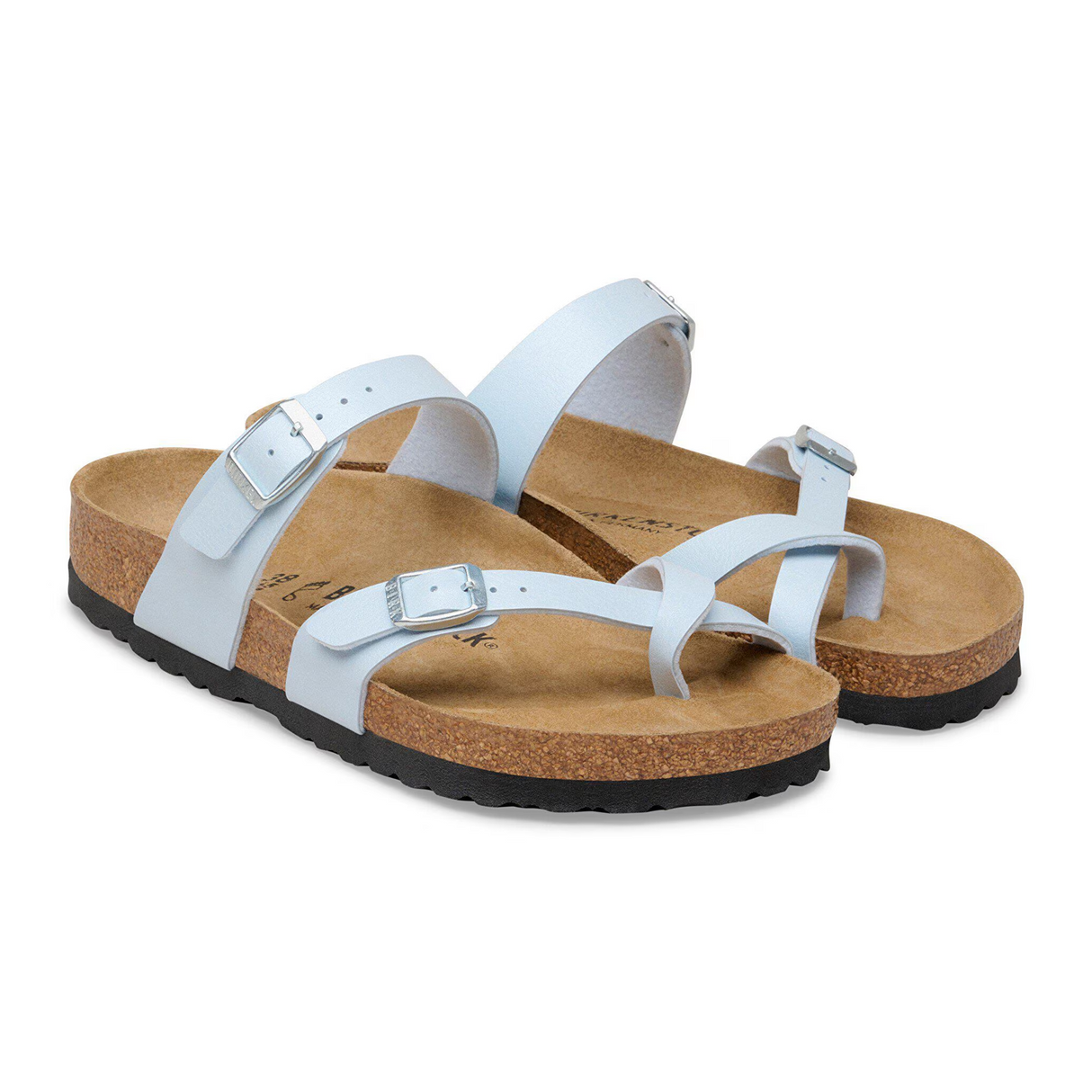 Birkenstock Mayari Sandal (Women) - Graceful Baby Blue Birko-Flor Sandal - Thong - The Heel Shoe Fitters