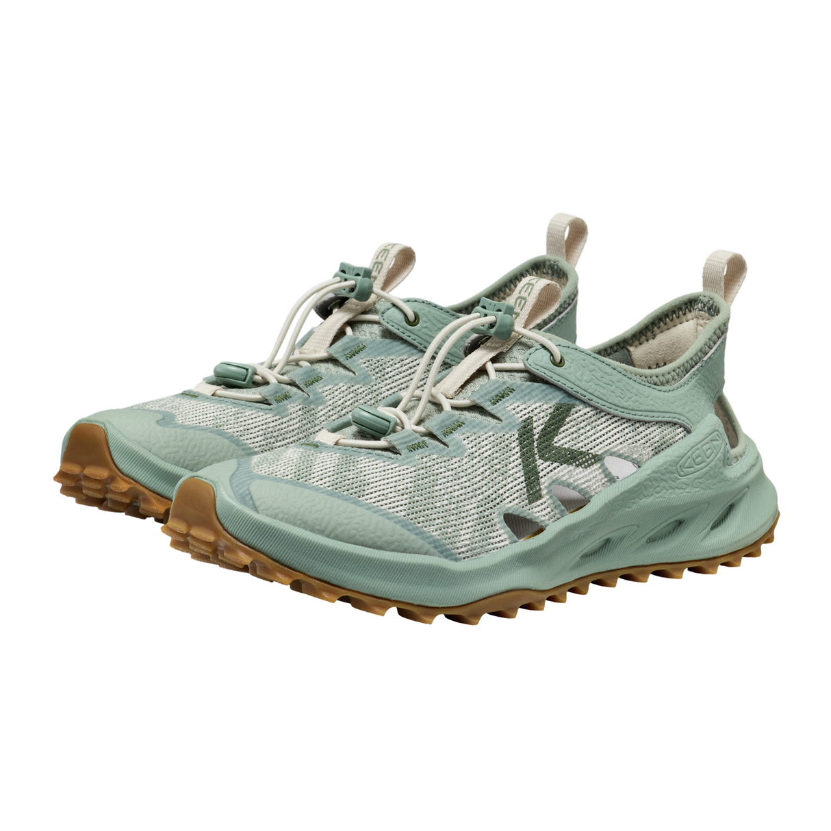 Keen Zionic Adv Open Air Hiking Shoe (Women) - Monochrome/Lily Pad Sandal - Active - The Heel Shoe Fitters
