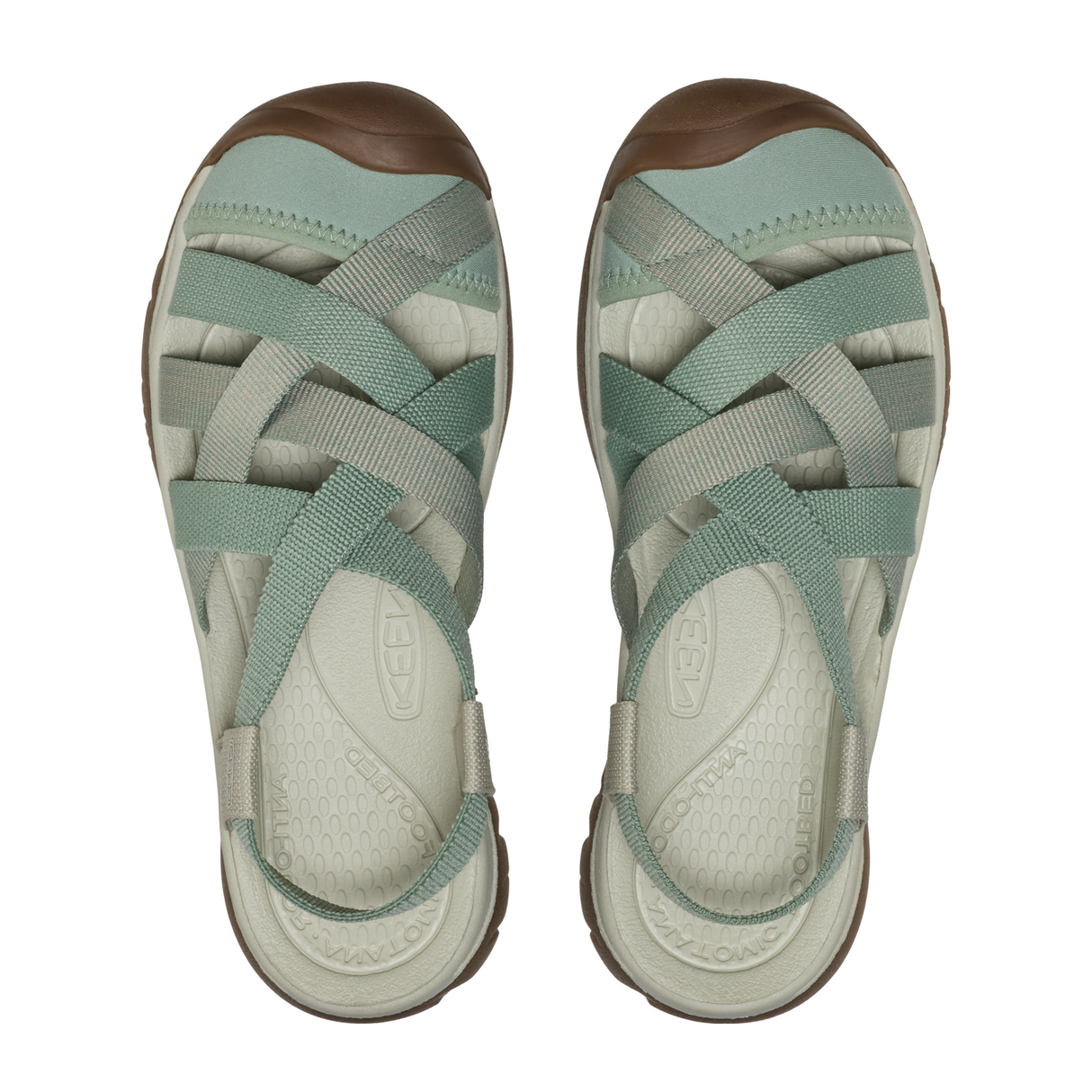 Keen Whisper Lattice Active Sandal (Women) - Lily Pad/Plaza Taupe Sandal - Active - The Heel Shoe Fitters