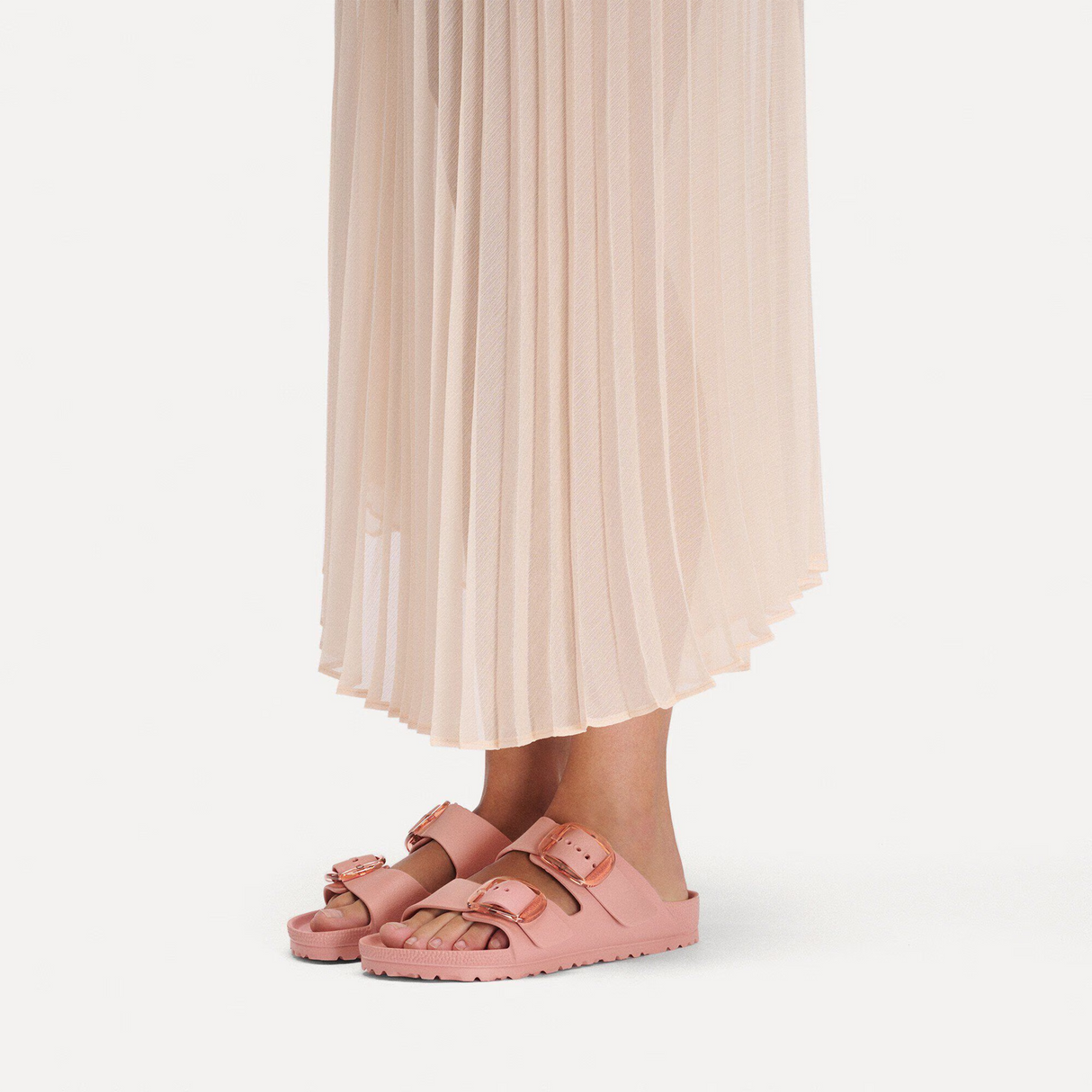 Birkenstock Arizona Big Buckle EVA Slide Sandal (Women) - Pink Clay