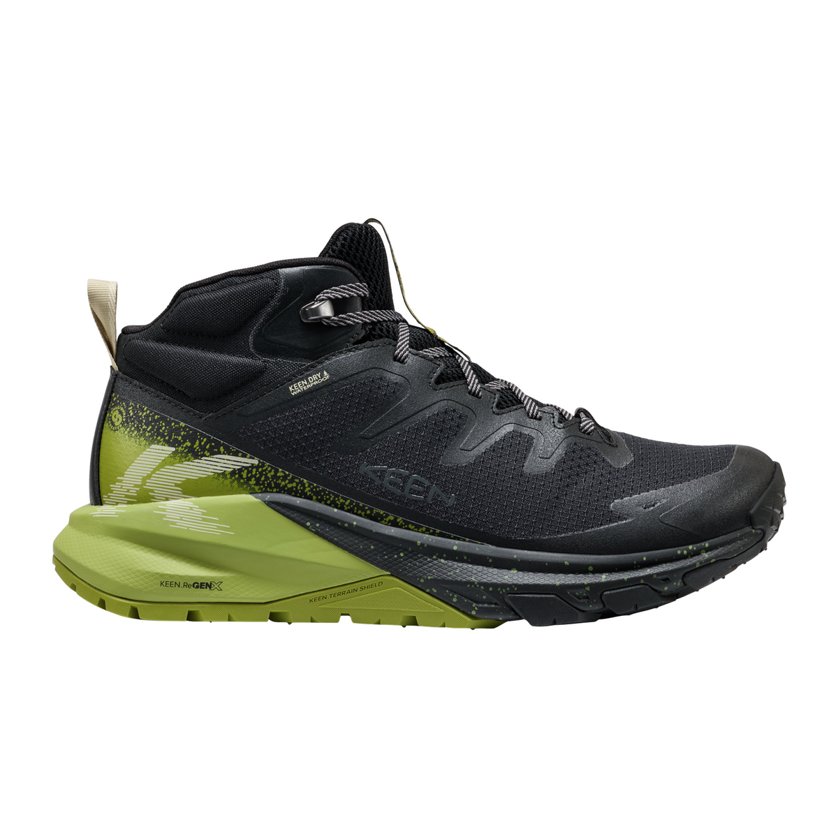 Keen Targhee Apex Mid Waterproof Hiking Boot (Men) - Black/Golden