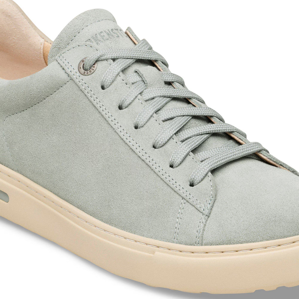 Birkenstock Bend Narrow Sneaker (Women) - Pure Sage/Oyster Suede Athletic - Casual - Lace Up - The Heel Shoe Fitters