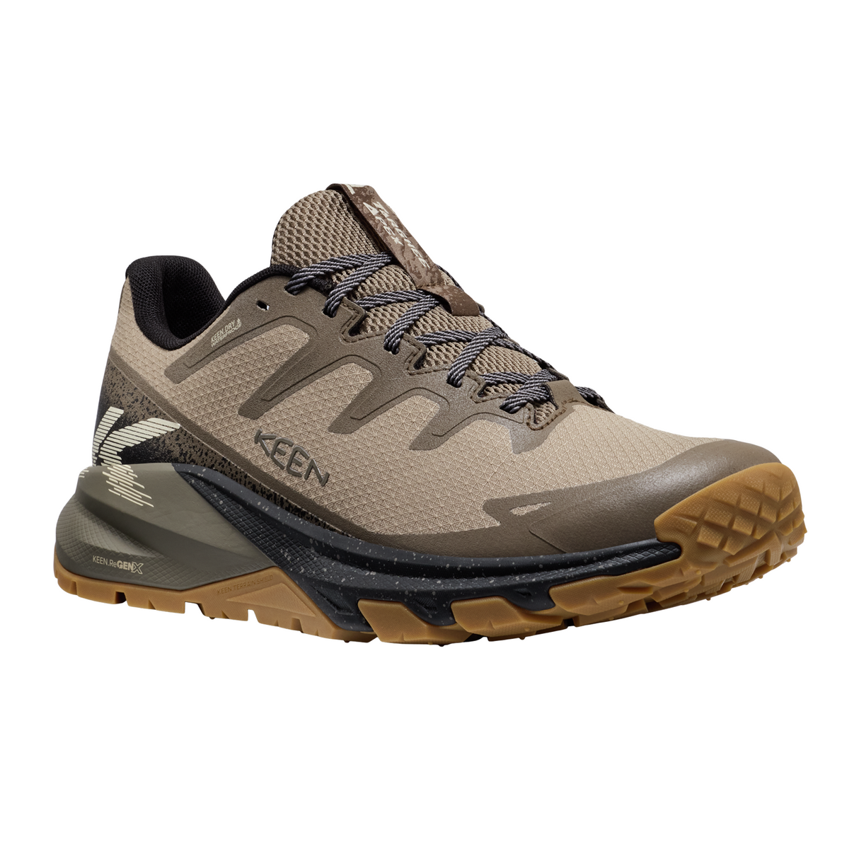 Keen Targhee Apex Waterproof Hiking Shoe (Men) - Brindle/Canteen