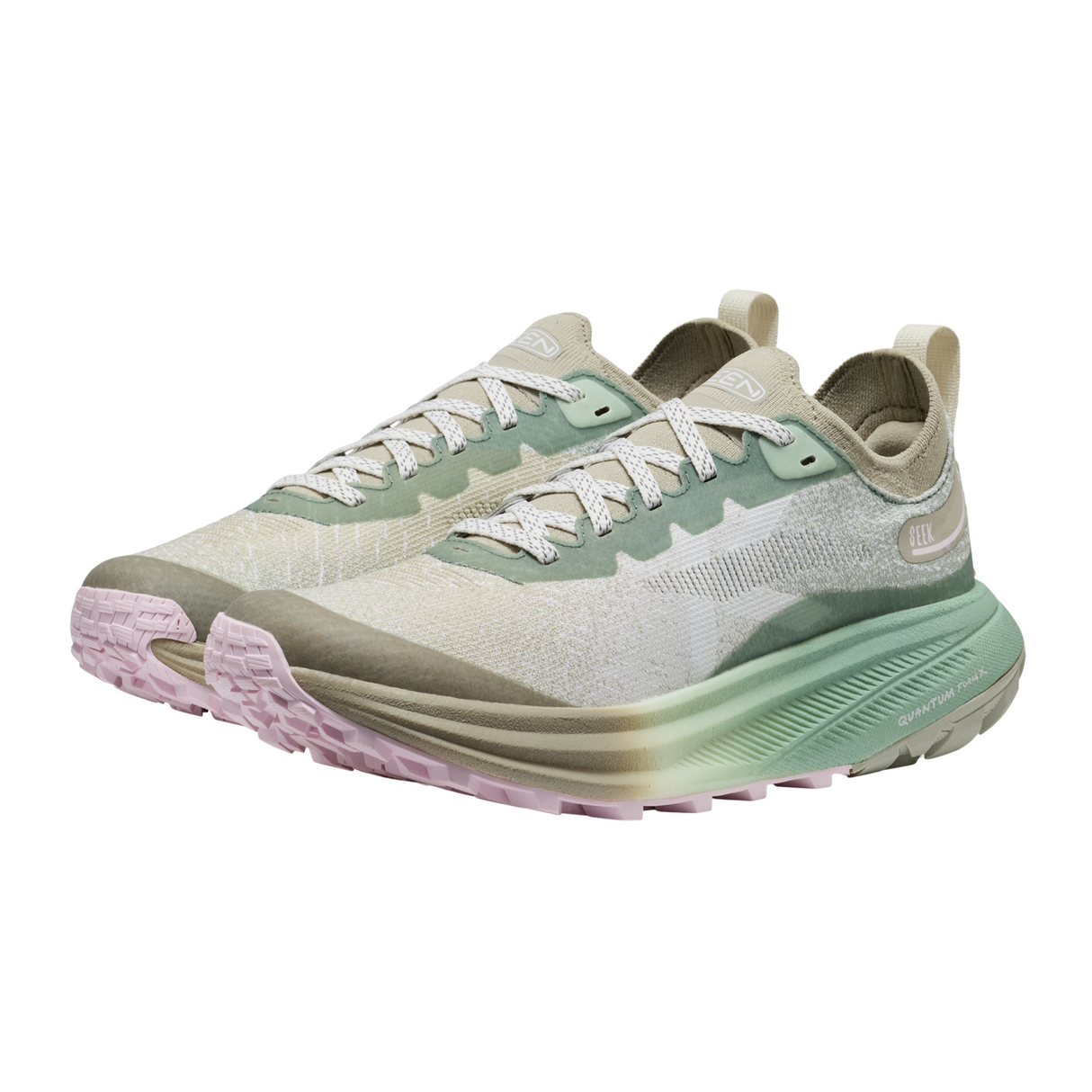Keen Seek Trail Running Shoe (Women) - Lily Pad/Abbey Stone Athletic - Running - Trail - The Heel Shoe Fitters