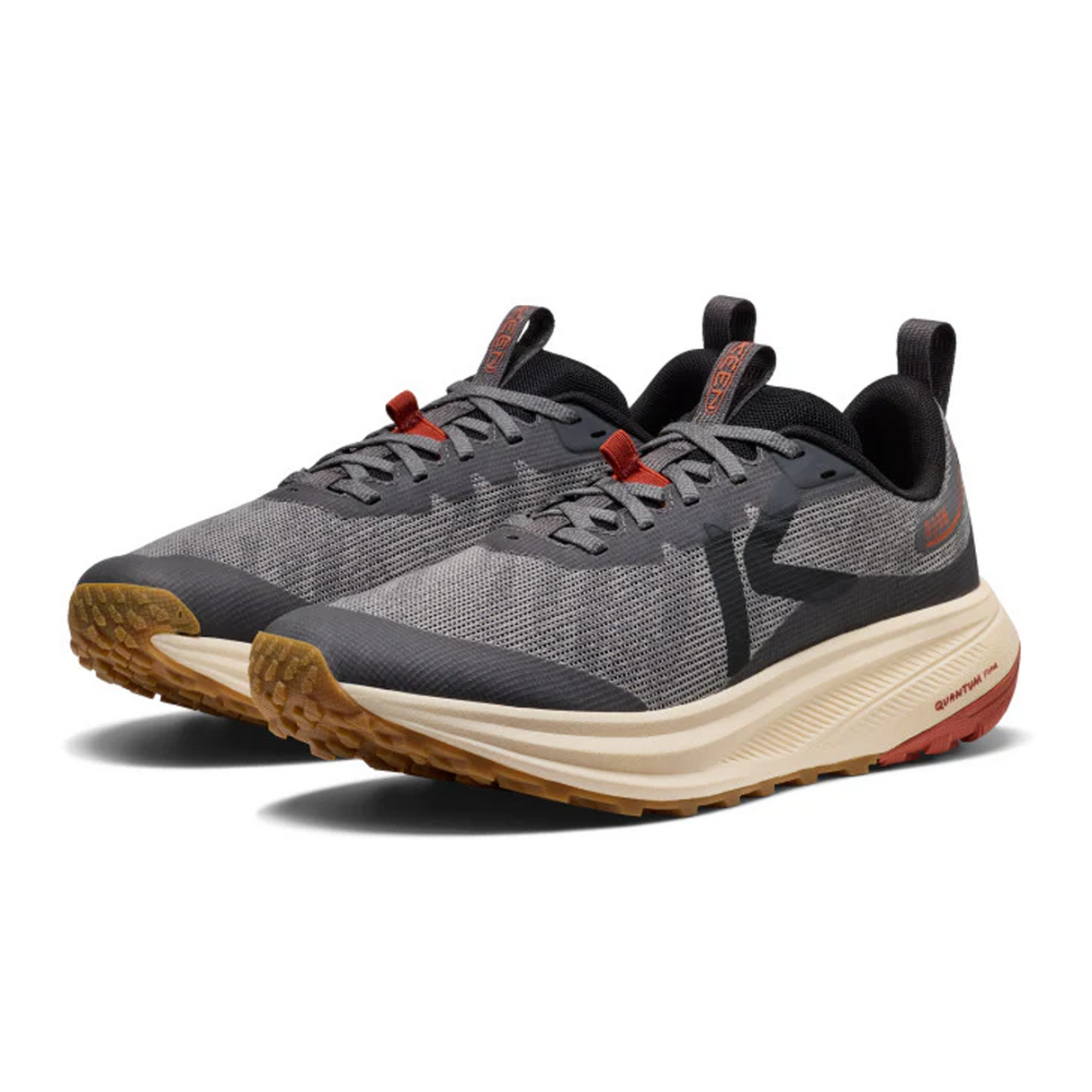 Keen Roam Trail Running Shoe (Men) - Magnet/Burnt Brick