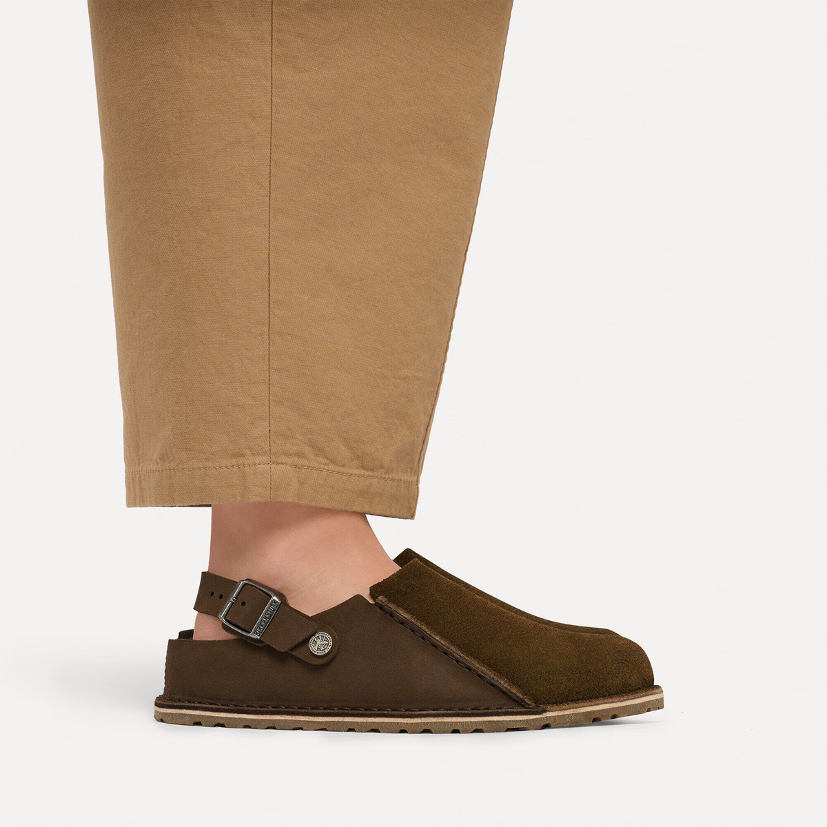 Birkenstock Lutry Shearling Clog (Women) - Carafe Suede/Nubuck