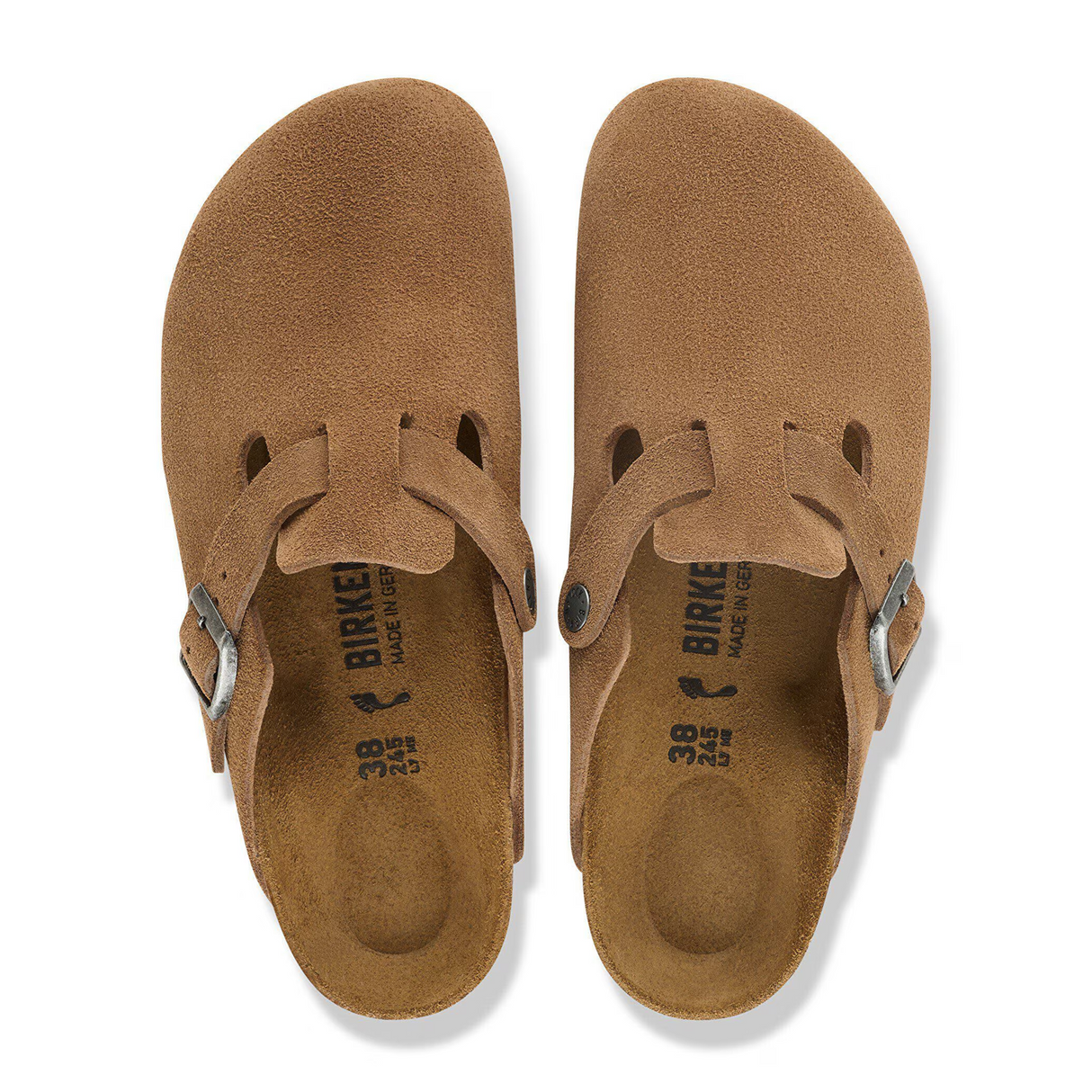 Birkenstock Boston Clog (Women) - Dark Tea Suede