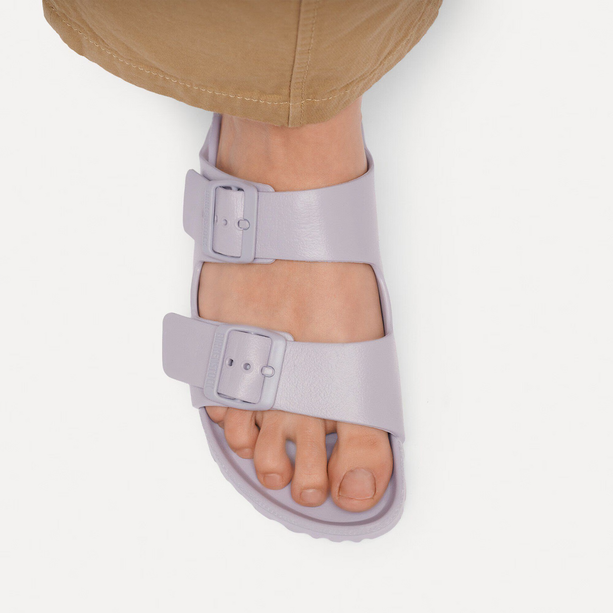 Birkenstock Arizona Slide Sandal (Women) - Lavender Sky EVA